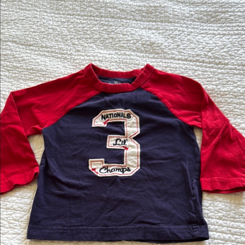 Kids Nationals Lil' Champs Red and Blue Shirt
